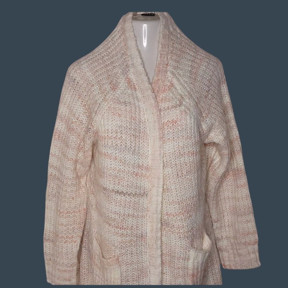 Torrid Womens Knit Open Front Long Cardigan Sweater 2X Duster Long Sleeve